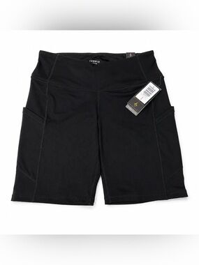 Torrid Active High Rise Pocket Biker Shorts Plus Size 0 Large or 12 Black New
